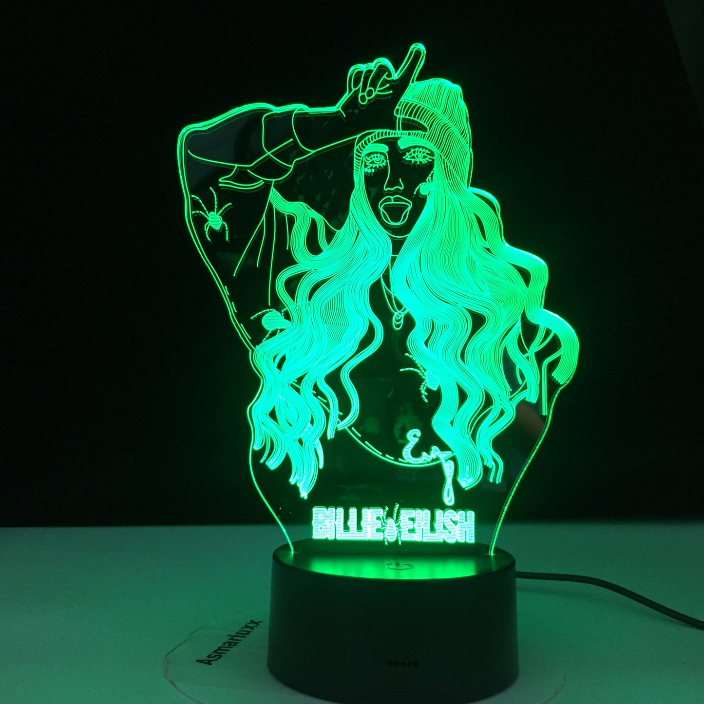 Colorful touch remote control LED visual light
