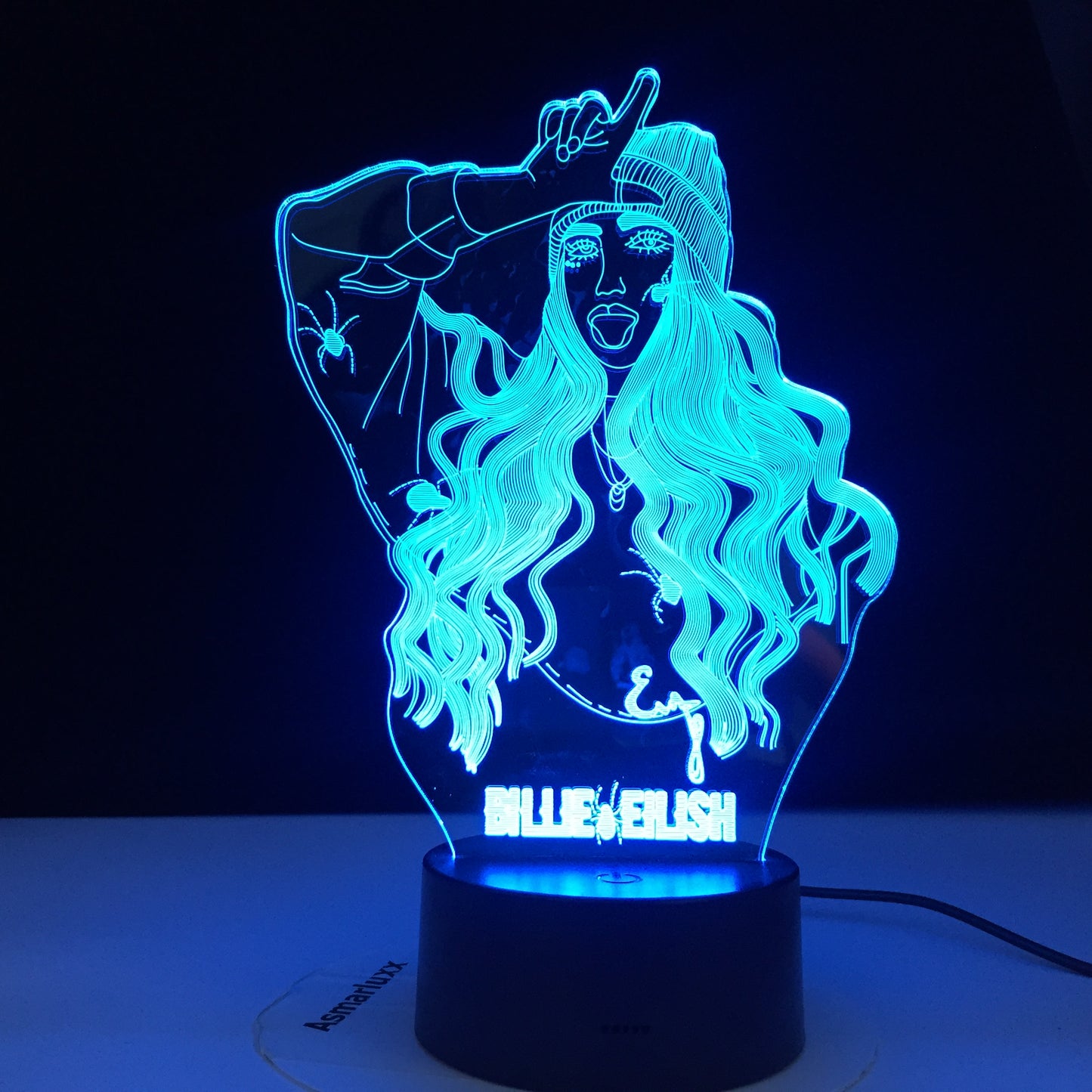 Colorful touch remote control LED visual light