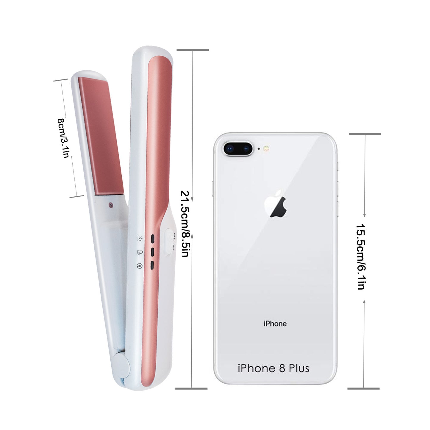 Portable beard styling tool perfect for travel and home use.