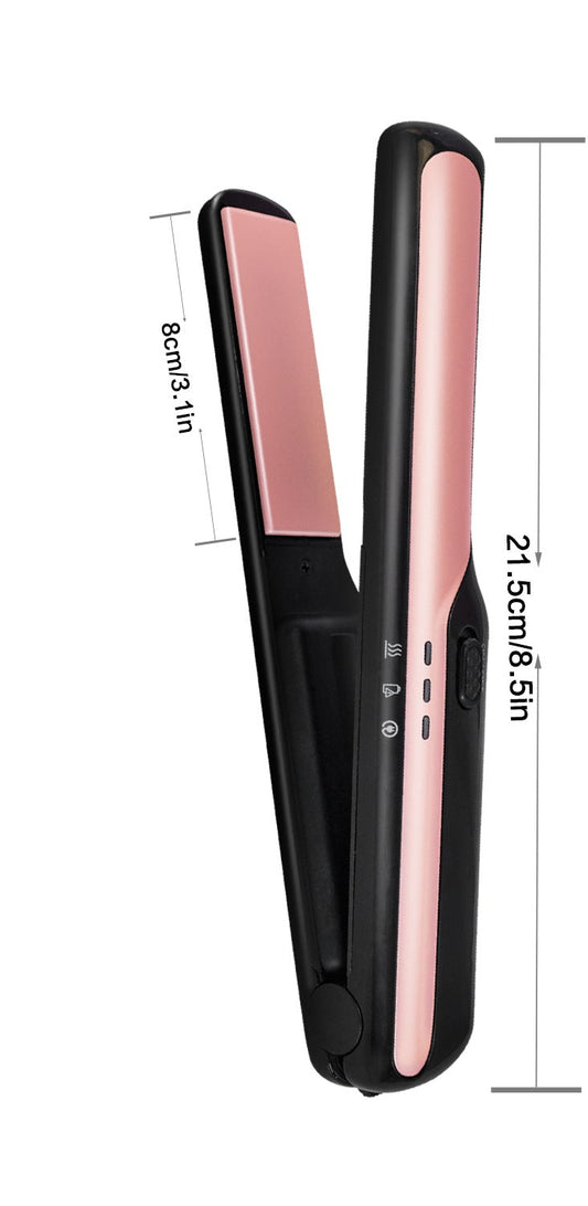 Heated beard styling comb with 2400mAh battery rose gold