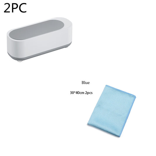 Professional ultrasonic cleaning device for jewelry and watches close-up view