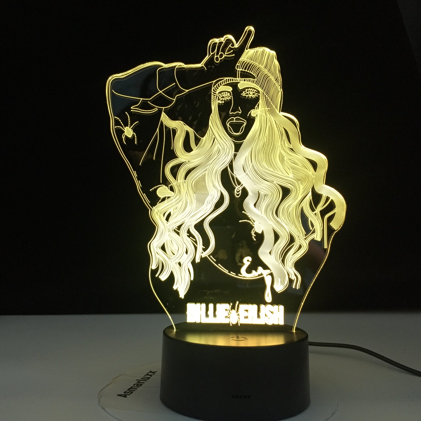 Colorful touch remote control LED visual light