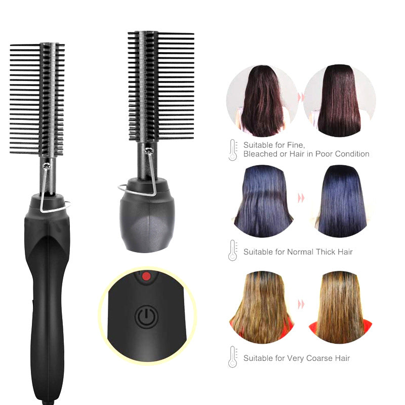 Curly Hair Wet And Dry Straight Multifunctional Electric Hair Straightening Comb