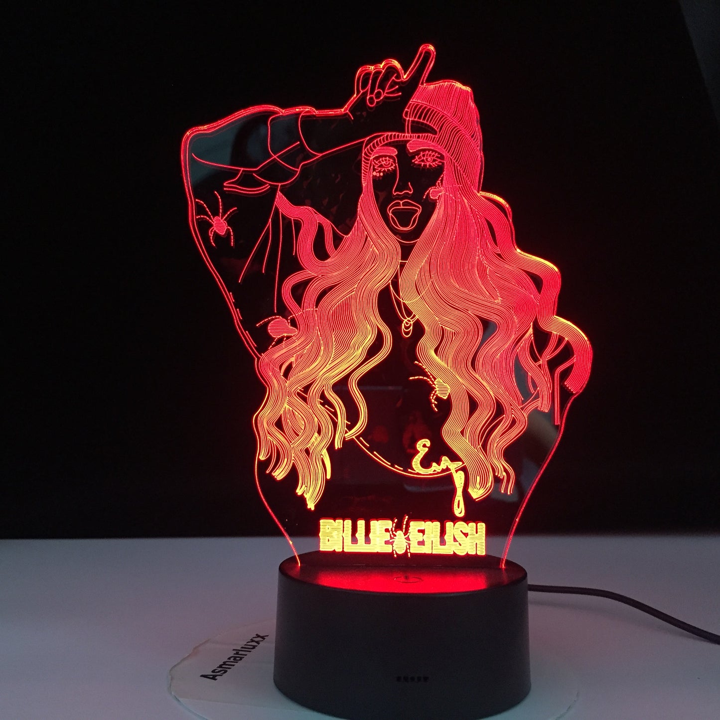 Colorful touch remote control LED visual light