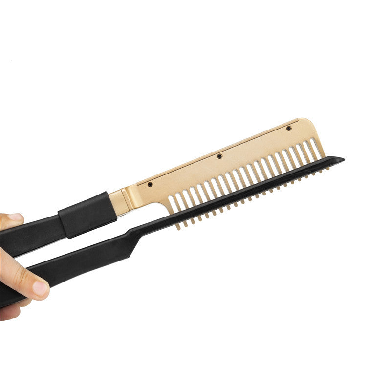 Wet and dry fast electric straightening comb