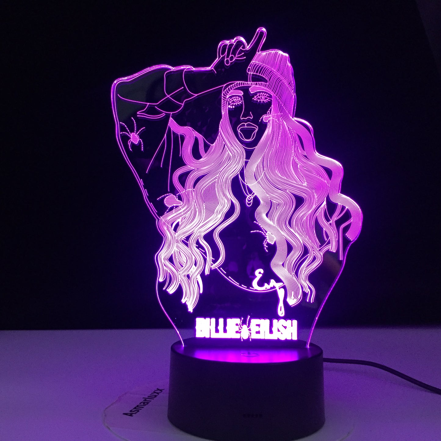 Colorful touch remote control LED visual light