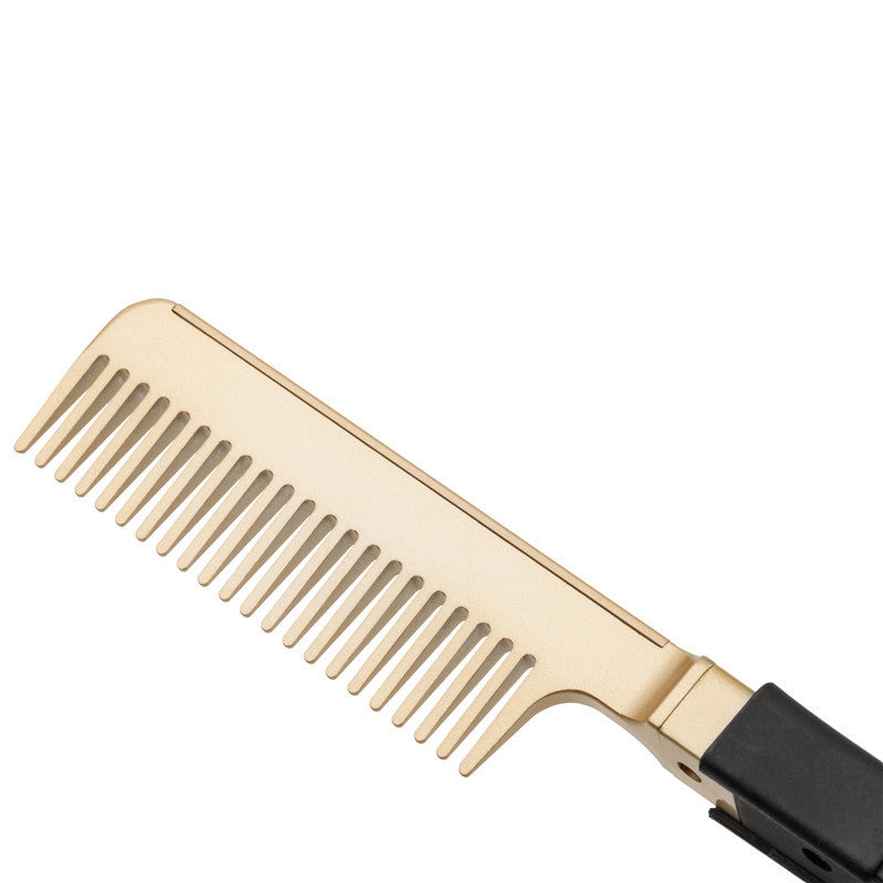 Wet and dry fast electric straightening comb