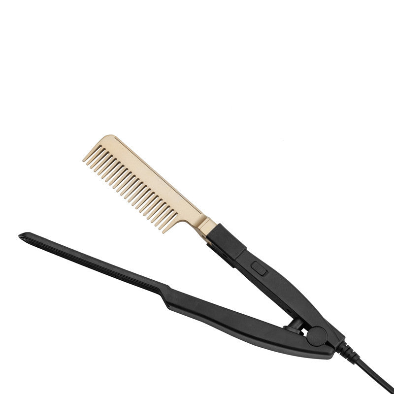 Wet and dry fast electric straightening comb