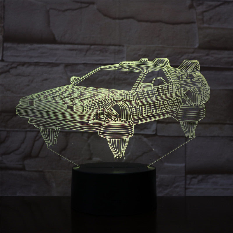 Colorful 3D visual gift table lamp