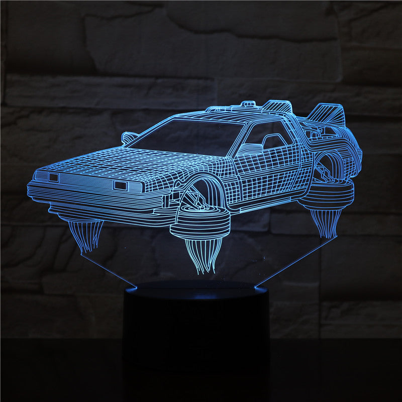 Colorful 3D visual gift table lamp