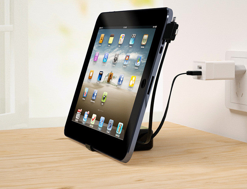Telescopic Data Cable, One To Three 1.5m Meters, With Makeup Mirror Basket