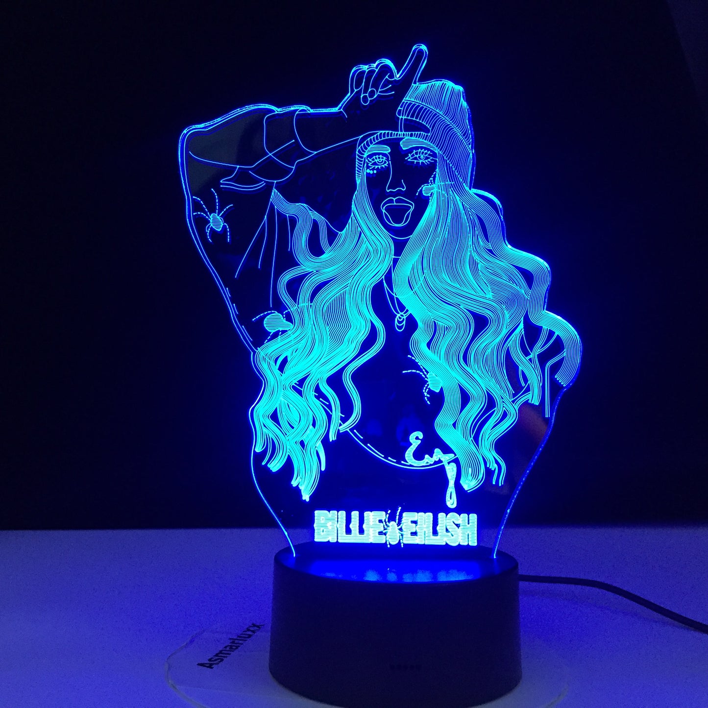 Colorful touch remote control LED visual light