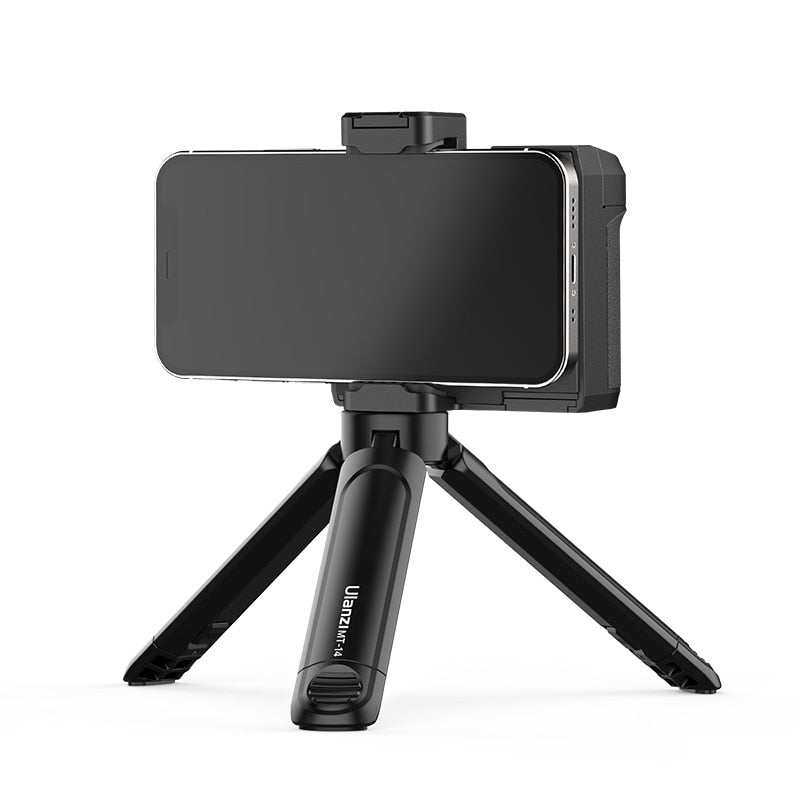 ULANZI CapGrip Wireless Bluetooth Phone Clamp With Remote Controller Handle Grip Selfie Clamp For iPhone 13 12 12Pro Max Samsung