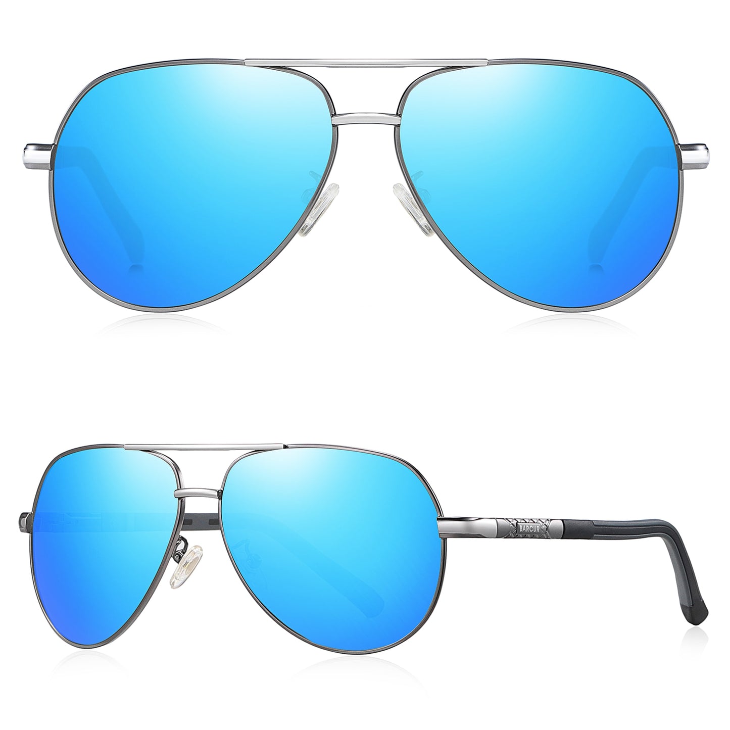 BARCUR Fashion Glasses Hot Style Men sunglasses Polarized UV400 Protection Driving Sun Glass Male Oculos De Sol