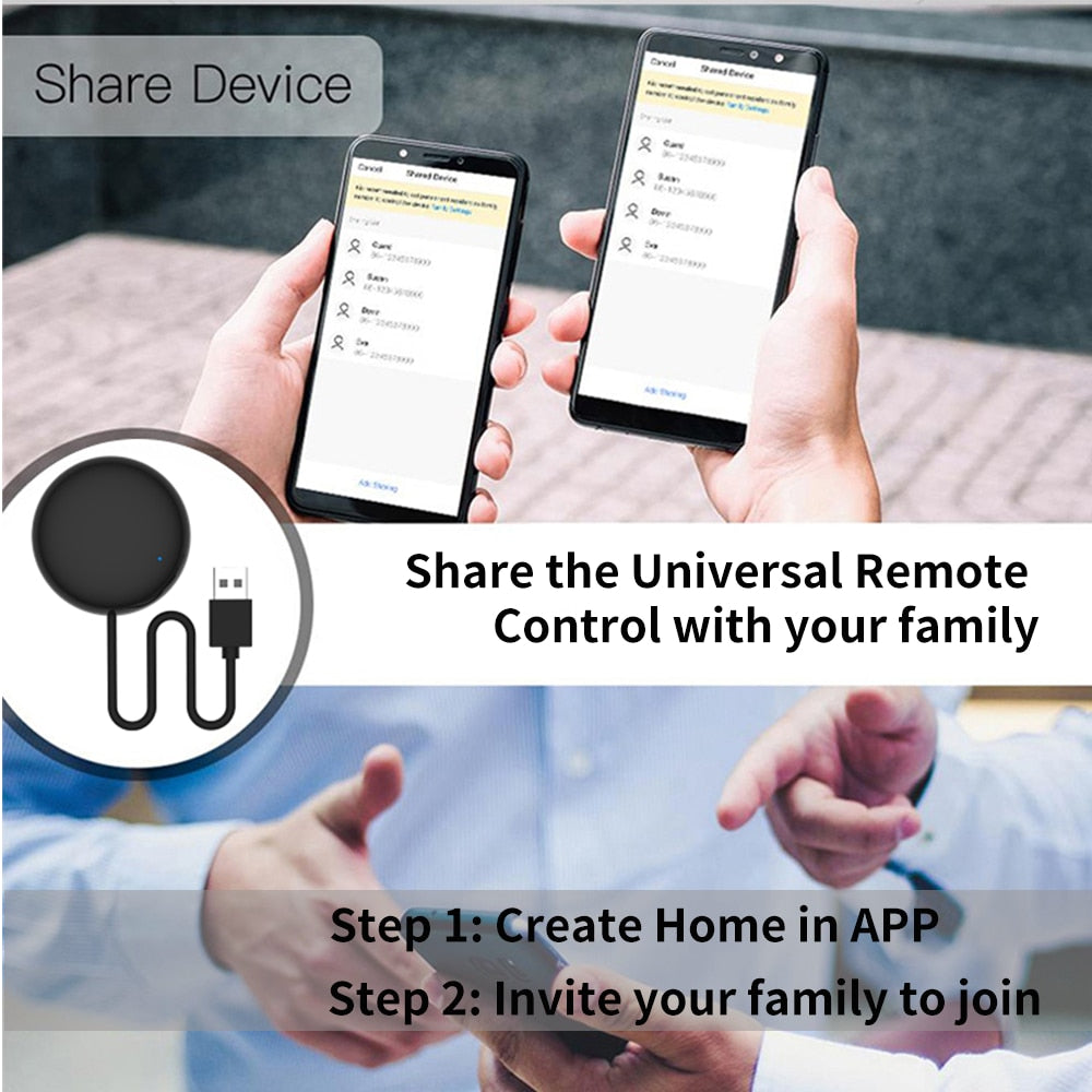 RightSitu S18 universal IR hub – 15 channels WiFi 2.4GHz Micro USB powered.