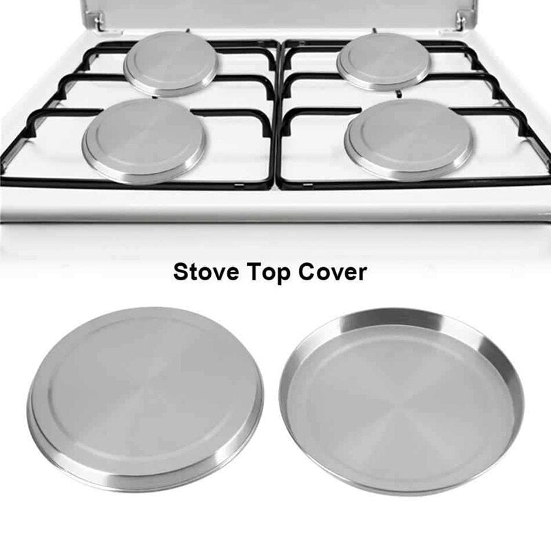 4PCS SET Stainless Steel Gas Electric stove top stovetop Covers stove protector kitchen baking accessories almofada para cooktop