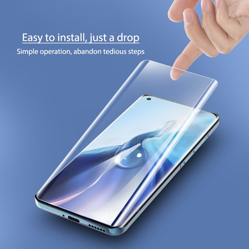 UV Tempered Glass For Xiaomi Mi 10 11 Pro Screen Protector Ultra Note10 Lite Mi10 Mi11 Note 10 Xiaomi11 Xiaomi10 Lens Protection