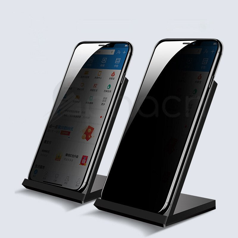 Anti Spy Tempered Glass For iPhone X XR XS 12 11 Pro Max Privacy Screen Protector iPhone 8 7 6 6S Plus 5 5S SE Protection Glass