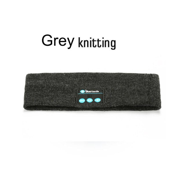 Factory in stock Wireless Bluetooth Sleep Headband Hat Soft Warm Sports Smart Cap Smart Speaker Stereo Headset with Mic