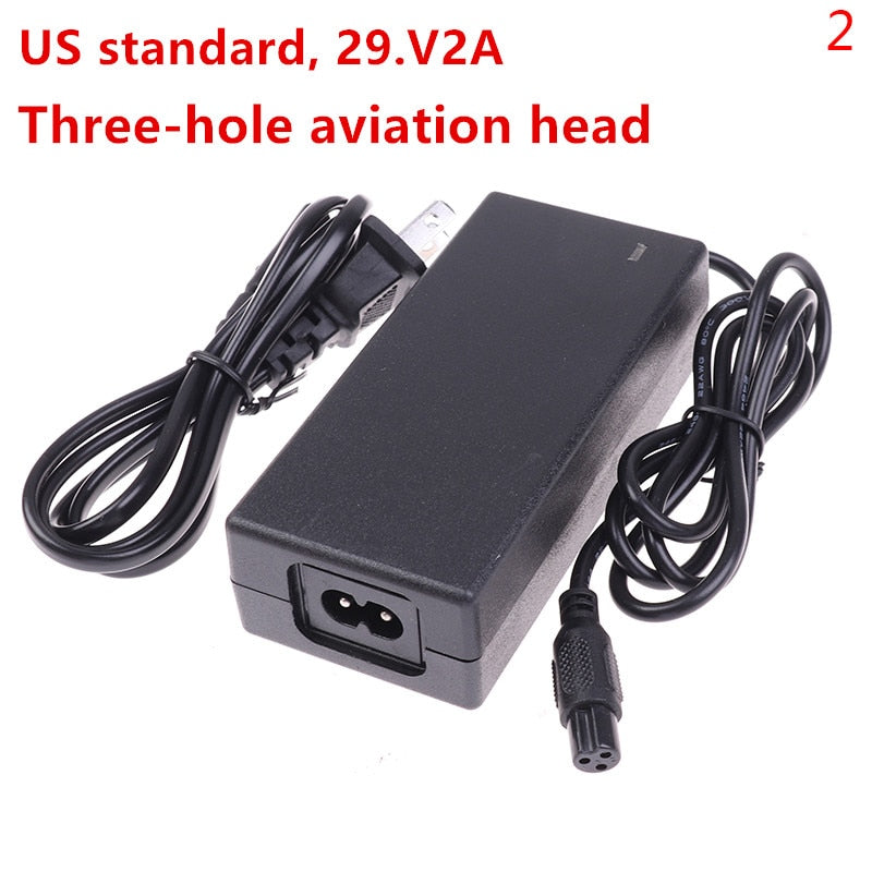 29.4V 2A Universal Battery Fast Charger For Hoverboard Smart Balance Wheel Electric Power Scooter Adapter Charger EU/US Plug