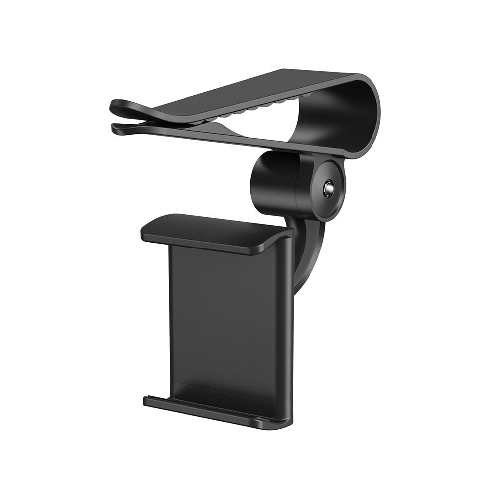 2023 New 360 Car Clip Sun Visor Cell Phone Holder Mount Stand Soporte Movil for Iphone 13 GPS Rearview Mirror Holder Car Mobile