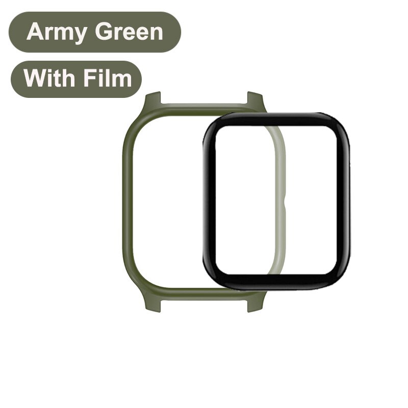 Amazfit GTS Case protector with Film for Xiaomi amazfit GTS Glass Accessories Bumper Screen Protection Protective Shell Case
