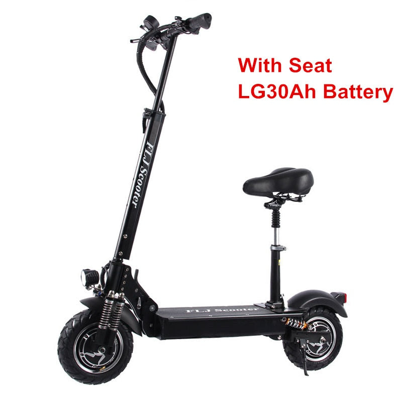 FLJ 2400W Adult Electric Scooter with seat foldable hoverboard fat tire electric kick scooter e scooter