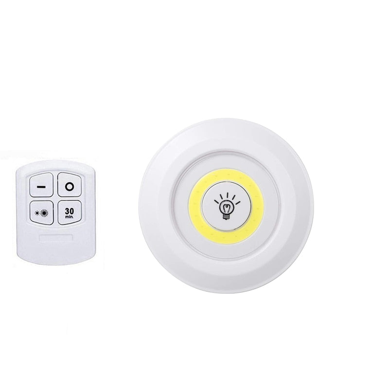 GHC Remote Lamp Kitchen Led Bedroom Closets Light Armarios De Dormitorio Led Light Cob Under Cabinet Night Light Remote Control