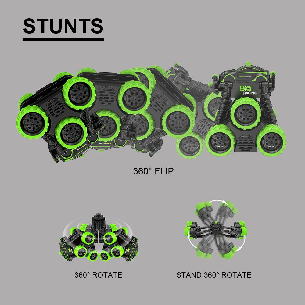 Sinovan Electric RC Car Remote Control Toy Cars Off-Road Car Radio Stunt car Controlled Drive Toys For Boys Kids Suprise Gift