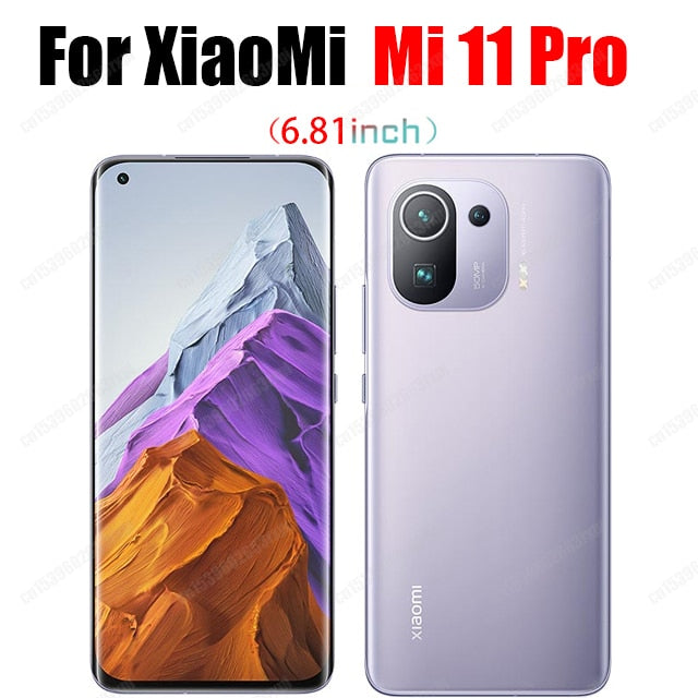 UV Tempered Glass For Xiaomi Mi 10 11 Pro Screen Protector Ultra Note10 Lite Mi10 Mi11 Note 10 Xiaomi11 Xiaomi10 Lens Protection