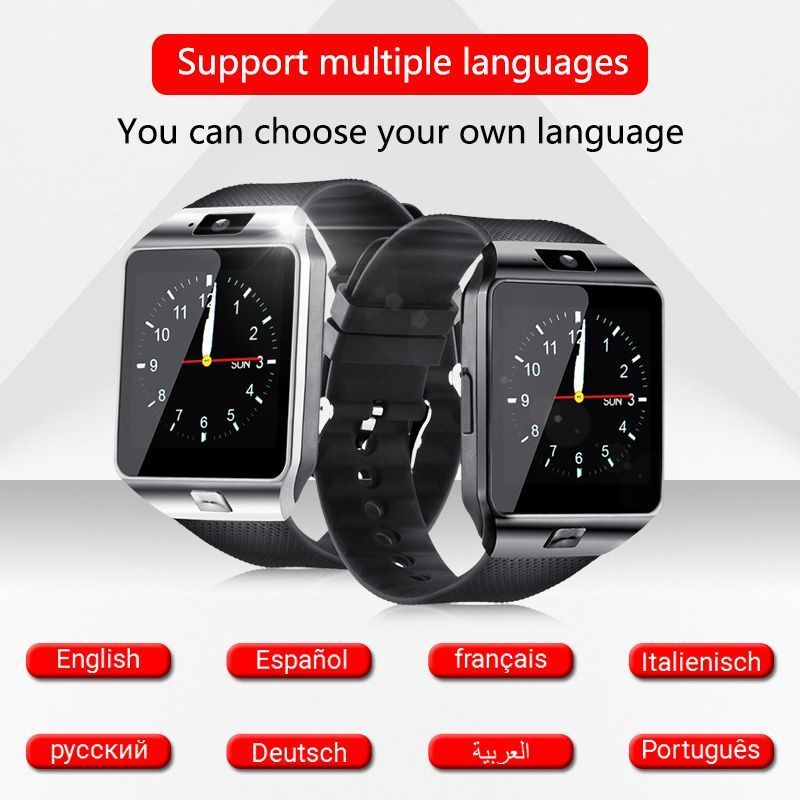 Bluetooth DZ09 Smart Watches For Men Relogio Android smartwatch Phone Fitness Tracker Reloj Smart Watches subwoofer Wrist Watch