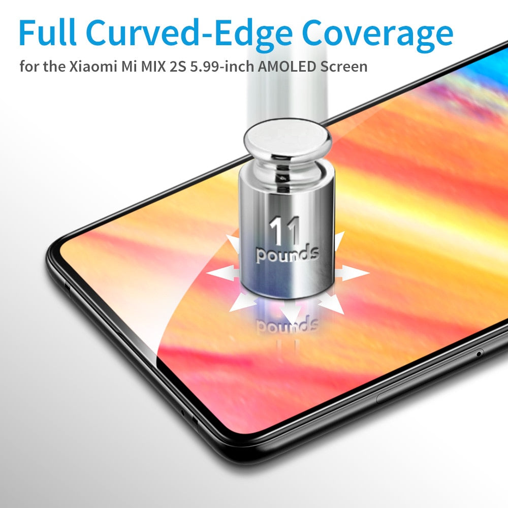 ESR for Xiaomi Mi MIX 2 2S Tempered Glass Anti Blue-ray Full Cover Screen Protector for xiaomi mix 2s mix 3 mi 6 8 9 se 10 pro