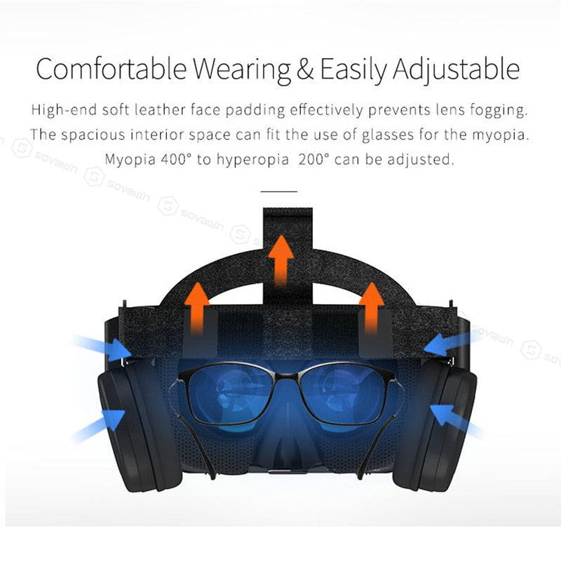 Original BOBOVR Z5 Update BOBO VR Z6 3D Glasses Virtual Reality Binocular Stereo VR Headset Helmet For iPhone Android