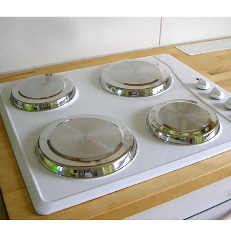 4PCS SET Stainless Steel Gas Electric stove top stovetop Covers stove protector kitchen baking accessories almofada para cooktop