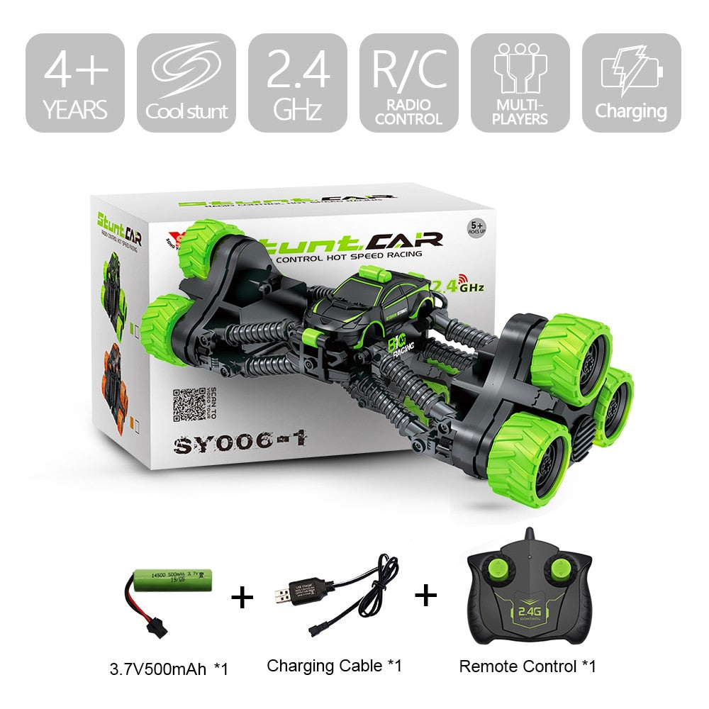Sinovan Electric RC Car Remote Control Toy Cars Off-Road Car Radio Stunt car Controlled Drive Toys For Boys Kids Suprise Gift