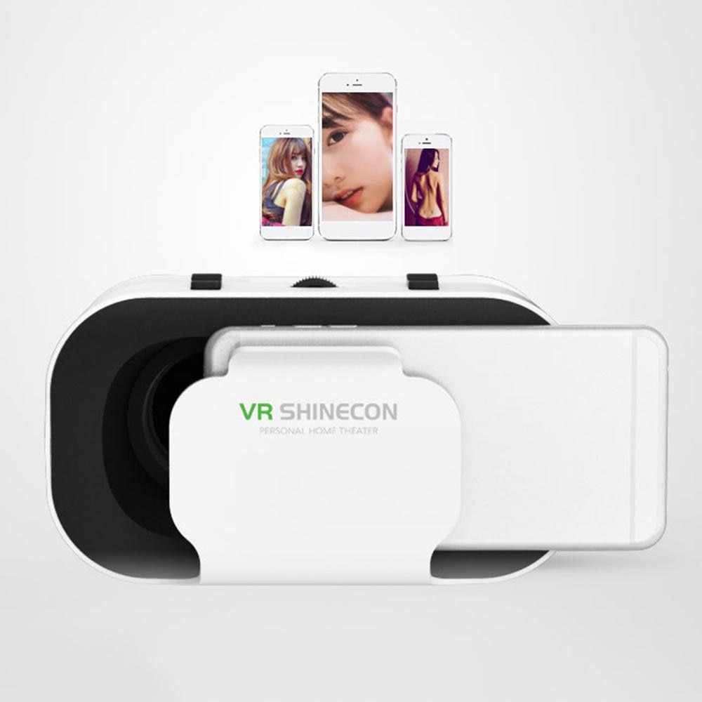 VR SHINECON VR Glasses Universal Virtual Reality Glasses for Mobile Games 360 HD Movies Compatible with 4.7-6.53'' Smartphone