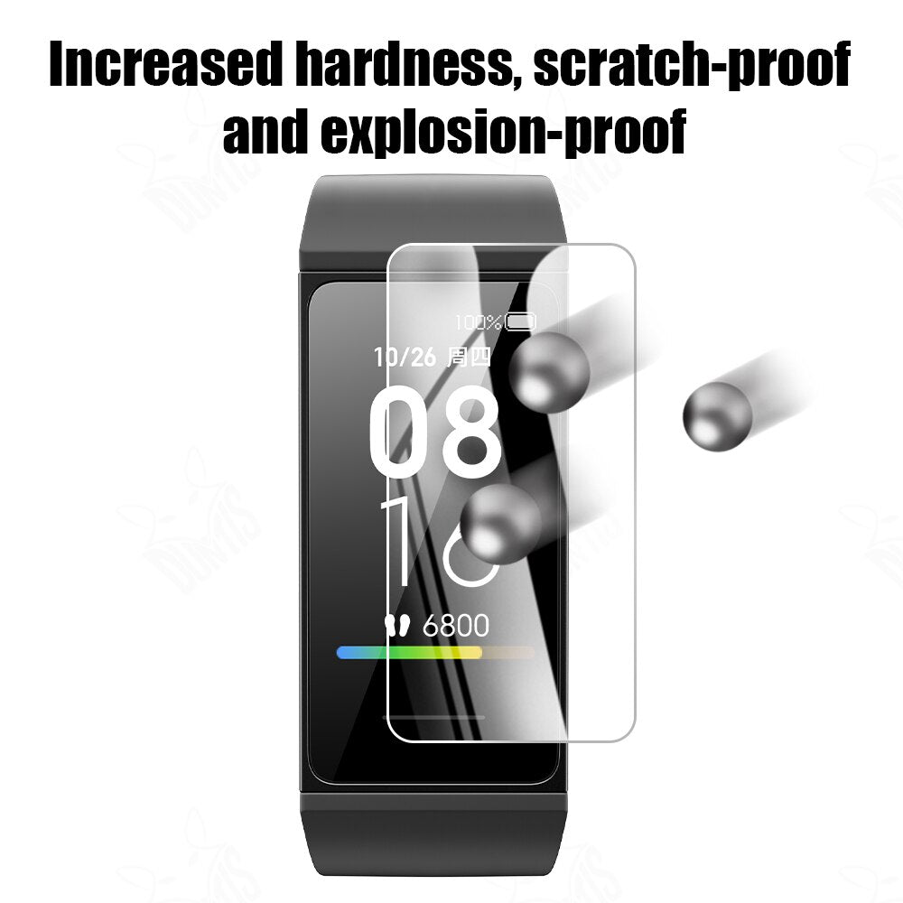 For Redmi Band Tempered Glass Screen Protector For XIaomi Redmi Band 4C Smart bracelet Watch clear Anti-Scratch Protection Film