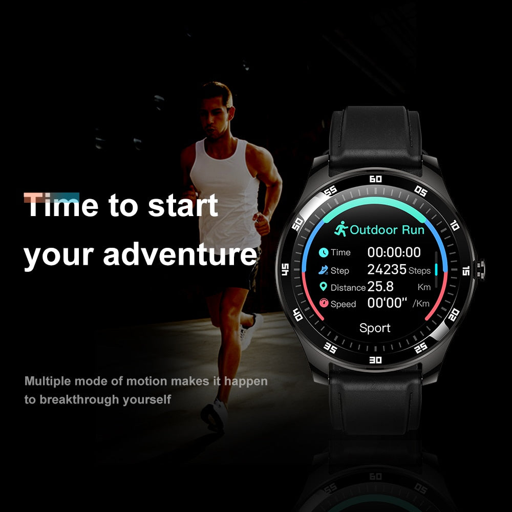 Rogbid Smartwatch GT New 2021 Touch Smart Watches Men Waterproof with Metal Frame Sleep Fitness Tracker Clock For Android IOS