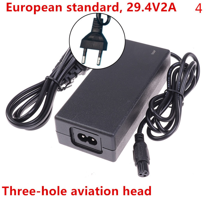 29.4V 2A Universal Battery Fast Charger For Hoverboard Smart Balance Wheel Electric Power Scooter Adapter Charger EU/US Plug