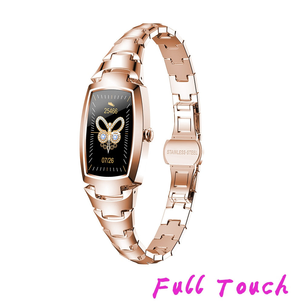696 H8 women Smart Bracelet Wristband Blood Pressure Heart Rate Monitor Fitness Tracker Waterproof Smart Band Female Smartwatch
