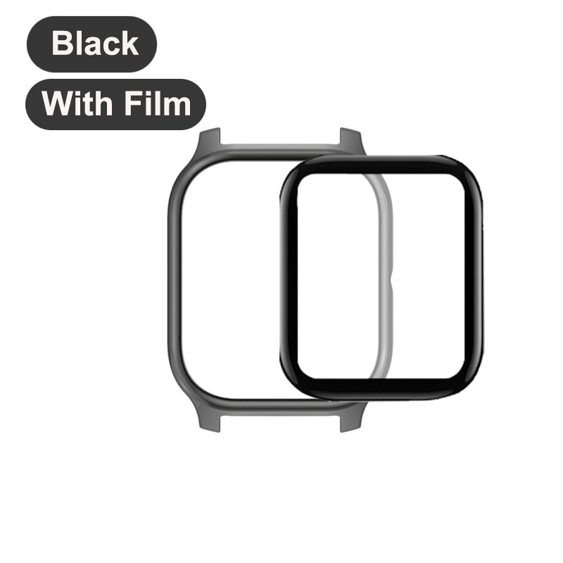 Amazfit GTS Case protector with Film for Xiaomi amazfit GTS Glass Accessories Bumper Screen Protection Protective Shell Case