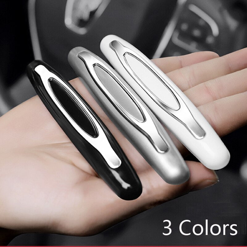 4Pcs car Styling Mouldings Door edge Protection Decoration Strip Auto Bumper Anti-collision Guard Buffer Protective Strip
