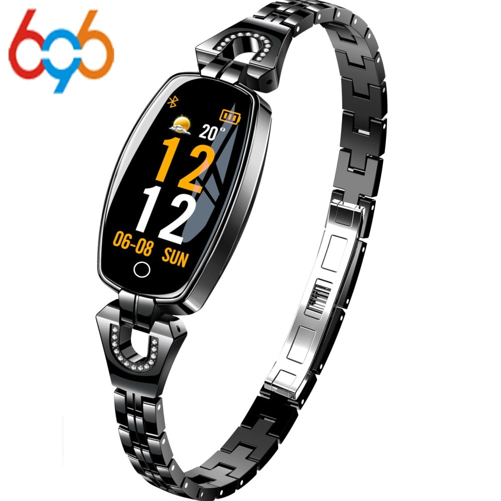 696 H8 women Smart Bracelet Wristband Blood Pressure Heart Rate Monitor Fitness Tracker Waterproof Smart Band Female Smartwatch