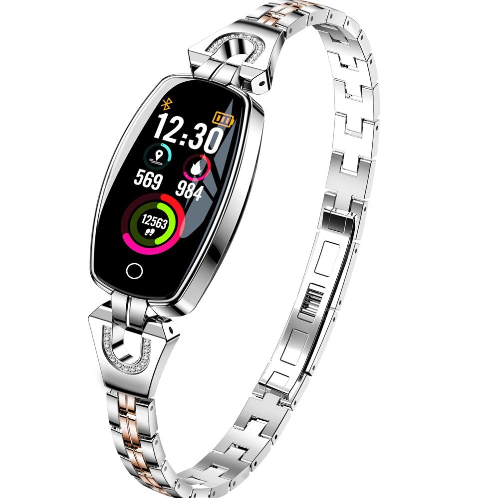 696 H8 women Smart Bracelet Wristband Blood Pressure Heart Rate Monitor Fitness Tracker Waterproof Smart Band Female Smartwatch