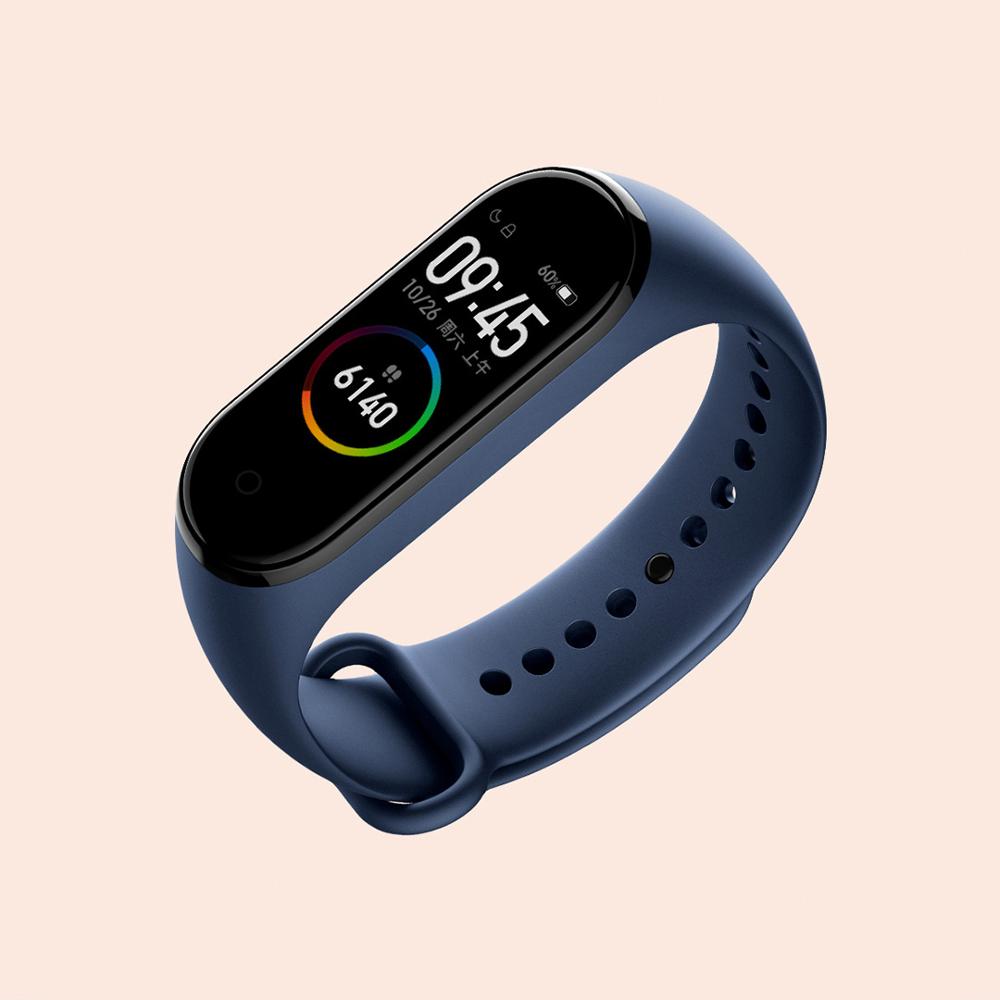 Xiaomi Mi Band 4 NFC Original Wrist Strap TPU Black Blue Orange Wine-red Pink Mi Band 3 4 Charging Cable Smart Accessories
