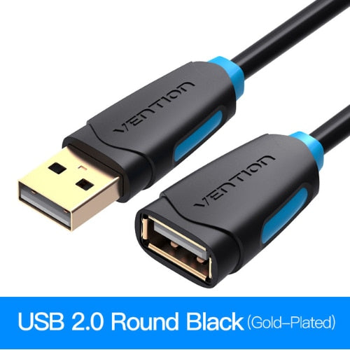 Vention USB Extension Cable 3.0 Male to Female USB Cable Extender Data Cord for Laptop PC Smart TV PS4 Xbox One SSD USB to USB