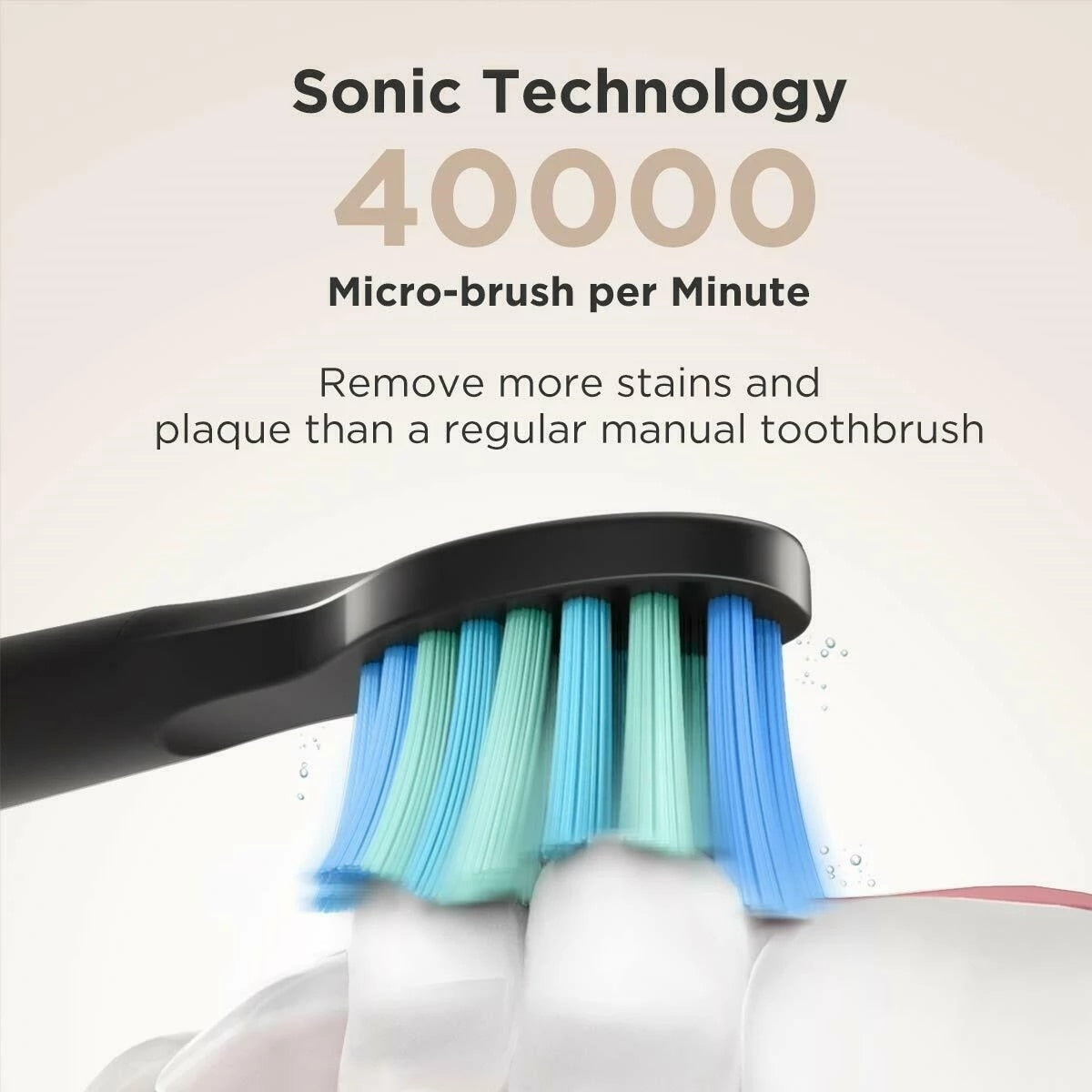Seago Sonic Electric Toothbrush USB Rechargeable 5 Modes Smart Ultrasonic Toothbrushes Travel Case Oral Care Brush 8 Teeth Heads