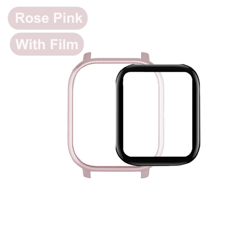 Amazfit GTS Case protector with Film for Xiaomi amazfit GTS Glass Accessories Bumper Screen Protection Protective Shell Case