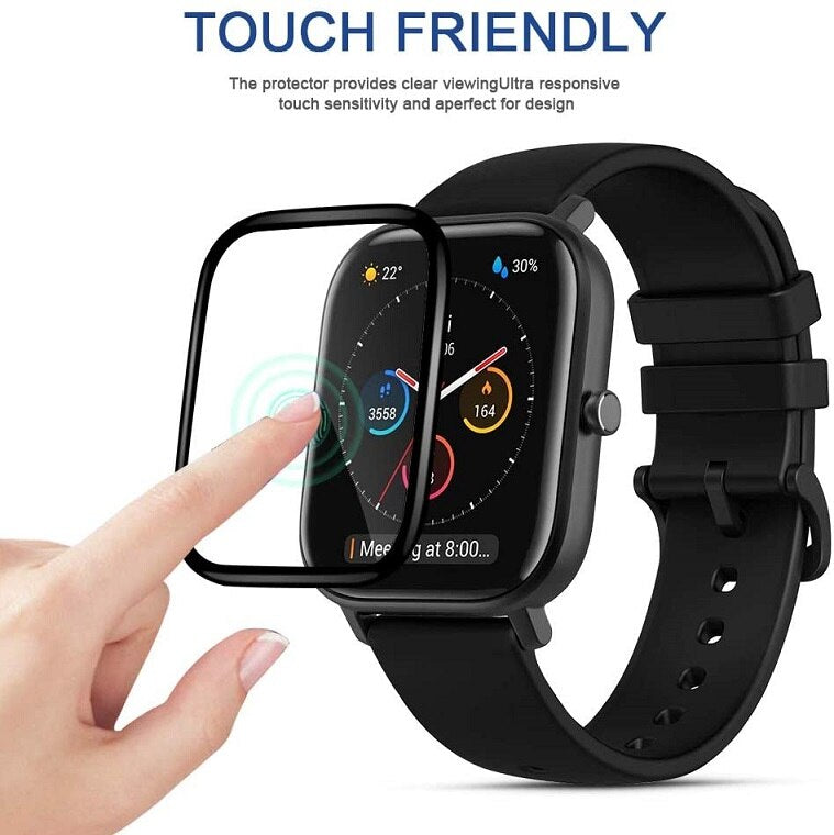 3D Tempered Glass Watch For Amazfit GTS Screen Protector Protection Film For Xiaomi Huami Amazfit GTS/GTS2/Pop/Bip Smart Watch