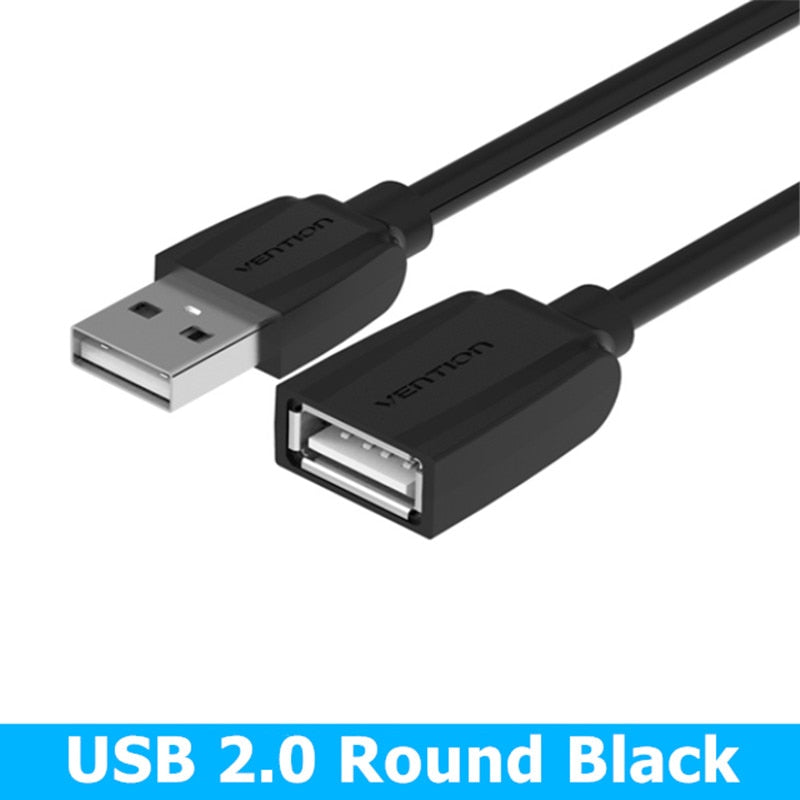 Vention USB Extension Cable 3.0 Male to Female USB Cable Extender Data Cord for Laptop PC Smart TV PS4 Xbox One SSD USB to USB